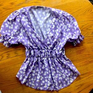 Purple Daisy Top